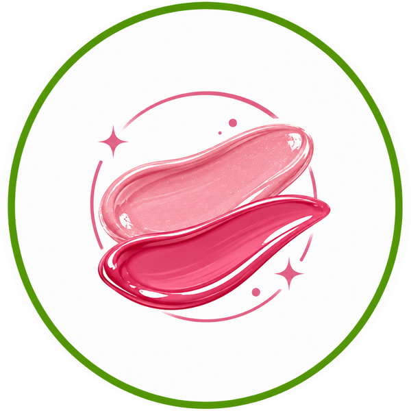 Soft, glossy finish with a natural tint