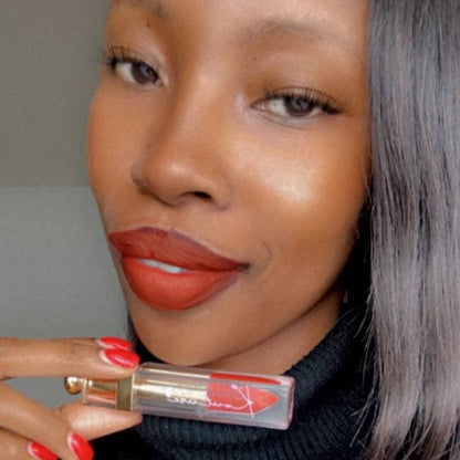 Diamond Kouture Blushing Red Liquid Matte