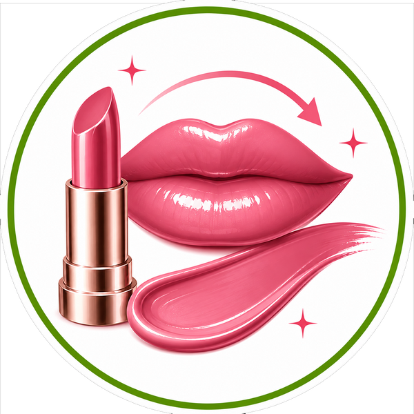 Soft, glossy finish with a natural tint
